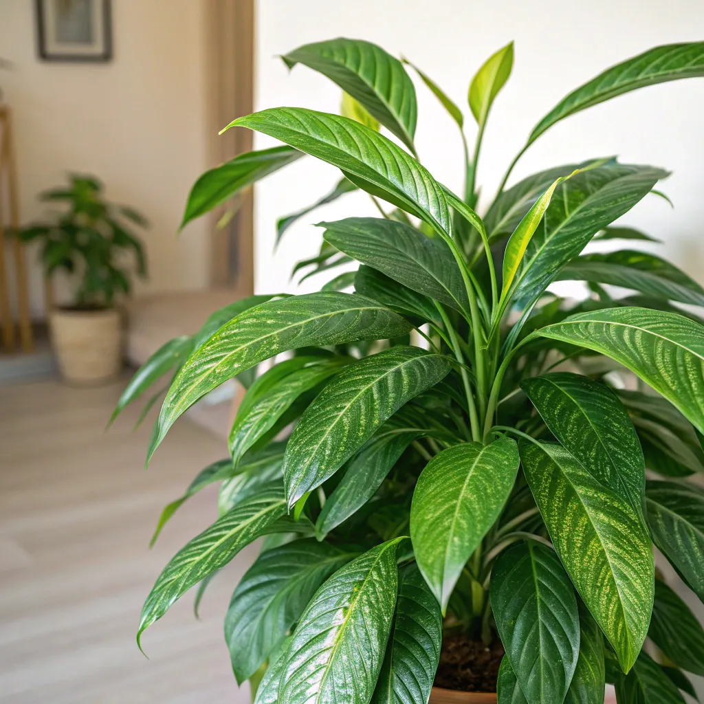 A lush indoor plant
